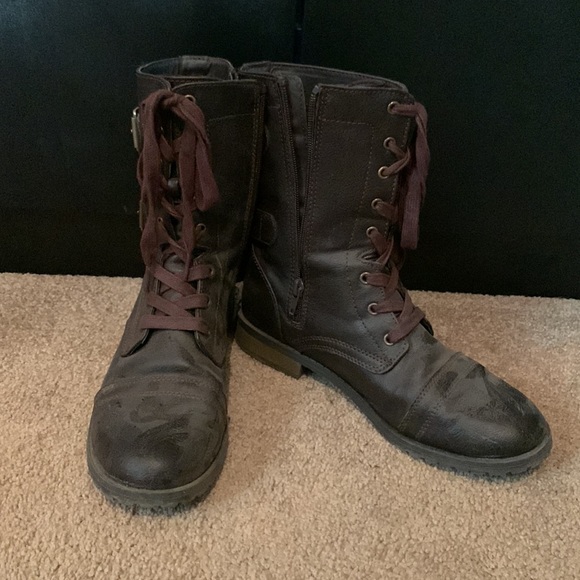Dark brown Self Esteem boots (size 8.5 US) - Picture 2 of 4